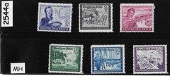 MH stamp set B272-277 / Hitlers Culture fund Third Reich Germany 1944 #2544a