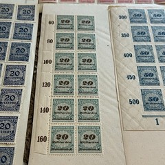 SOLID GERMANY MINT AND USED STAMP LOT WORLD WAR I INFLATION OVPTS $50B