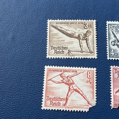 MHNH Stamp set B82-B89 1936 Berlin Germany Summer Olympics complete #2625a