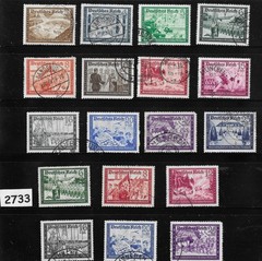 Used stamp 1939 & 1941 sets B148-B159 Hitler’s culture & Postal fund #2733