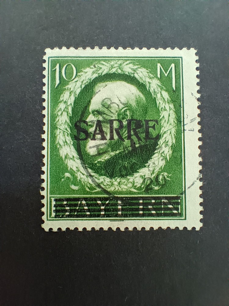 GERMANY 1920 SAARLAND SAAR Michel # 31
