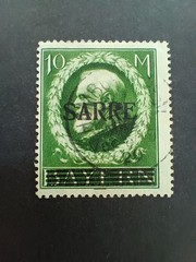 GERMANY 1920 SAARLAND SAAR Michel # 31