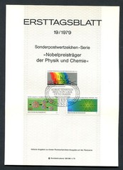 Germany – BRD : Nobel price winner First Day Sheetlet (ETB) from 1979