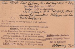 Cover Germany United Kingdom UK Letter Prisoner of War POW Berlin London