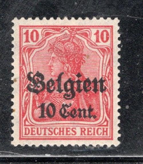 GERMANY DEUTSCHES REICH BELGIUM OVERPRINT STAMP MINT NEVER HINGED LOT 66610