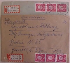 GERMANY BERLIJN REGISTERED A & B 1959 , 1960 COVERS