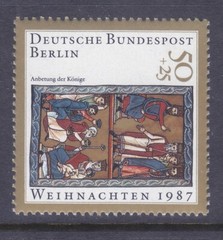 Germany Berlin 9NB253 MNH 1987 Christmas Issue Very Fine