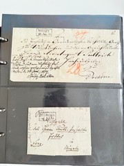 Saxony Briefe-Sammlung Vorphila – German Reich Approx. 200 Piece IN 2 Albums