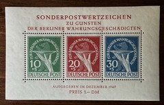 1949 Currency Damage for Berliner’s Block #1