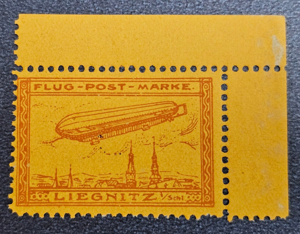 Stamp Germany Reich Airmail Graf Zeppelin Liegnitz Mi. Nr. 11 [🇩🇪39538-4]