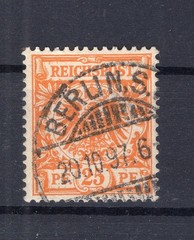 DR-Krone/Adler 49ba Color Stamped BPP 24 EUR, BPP-Signature