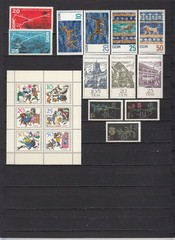 East Germany GDR DDR 1966 – complete year set – MNH