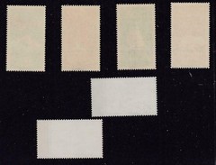 90470 GERMANY 1972 (Olympic Games) 1977 set – SPECIMEN PRINT on 6 diff. stamps