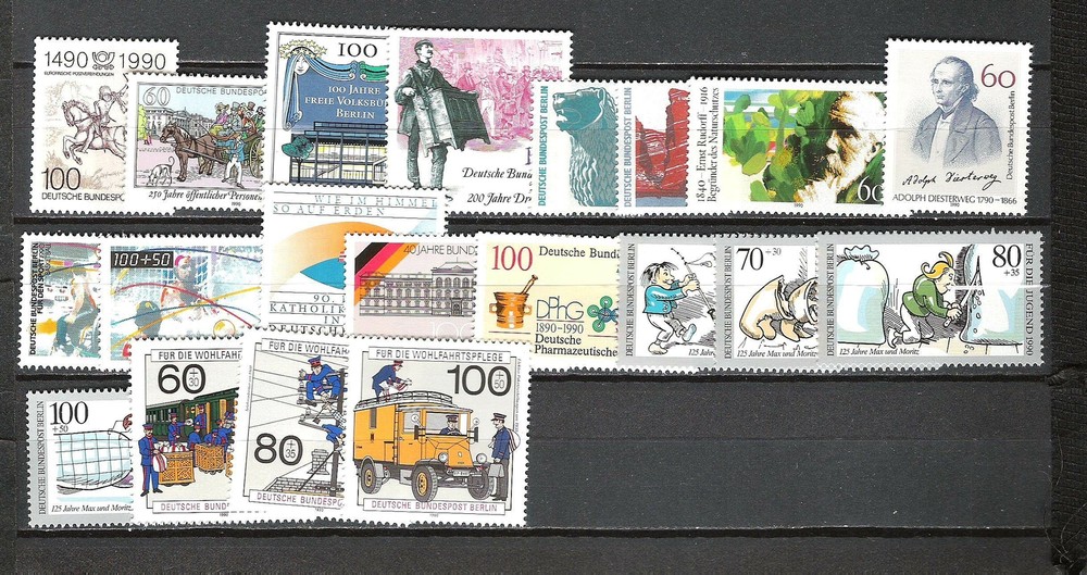 Berlin, Jahrgang aus 1970 – 1990, postfrisch **, zur Auswahl