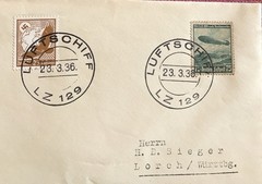 FIRST DAY COVER ZEPPELIN L.Z.129