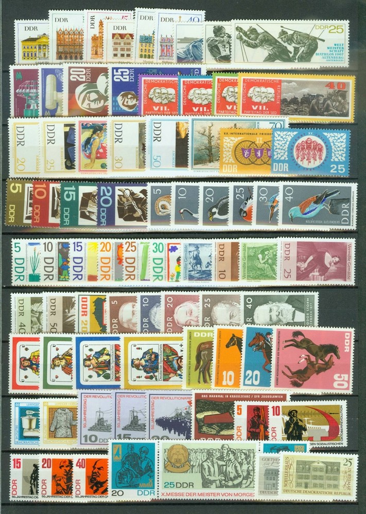 GDR, years 1960 – 1990, mint condition **, to choose from