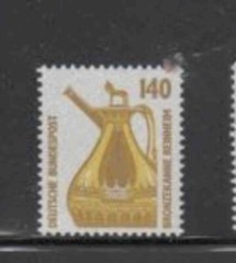 GERMANY #1532 1987 140pf BRONZE FLAGON MINT VF NH O.G