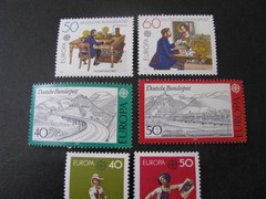 Germany Stamp 5 Assorted Sets from 1974-1979 Lot..Free International Shipping!