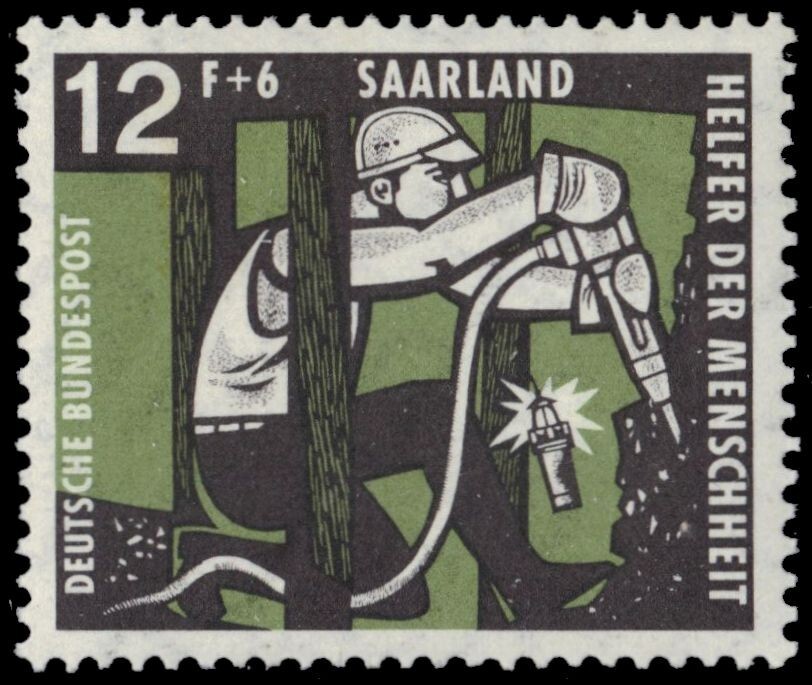 SAAR B118 – Berlin Youth Education Fund „Miner with Drill“ (pb55832)