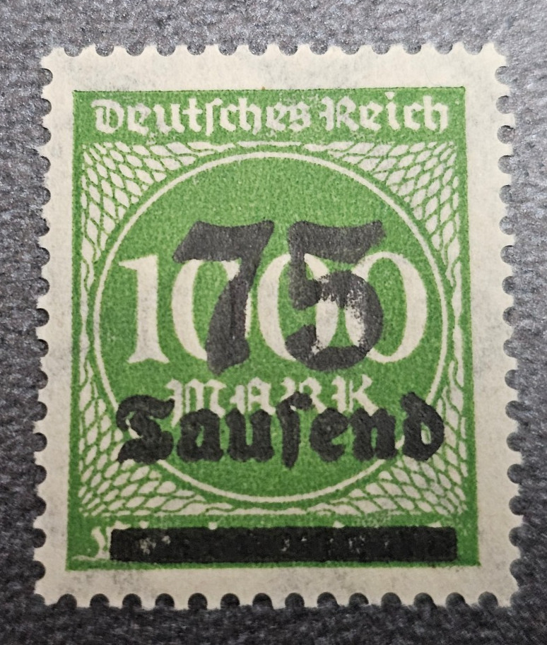 Stamp Germany Reich FREIMARKE 75 000 Mark 1923 Mi. Nr. 288 [🇩🇪39272-15]