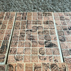 OUTSTANDING ORANGE GERMANY 30pf DIENSTMARKE USED STAMPS HOARDER LOT WORLD WAR I