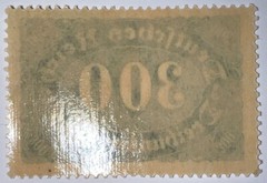 Travelstamps: 1922 Germany Stamps Deutsches Reich 300 Mark Mi. Nr. 249, MNH