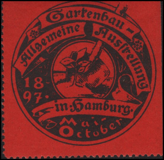 Germany MNH Gardening Expo, Hamburg, 1897