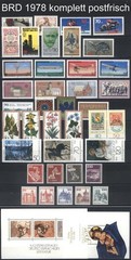 West-Germany / FRG / BRD Complete Yearsets 1970-1979 MNH Stamps, Mi. 612-1032