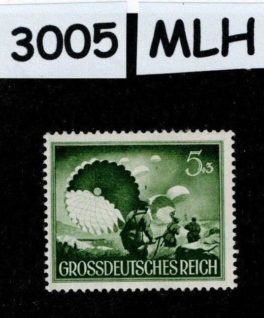 MLH Stamp B259 WWII 1944 Germany Third Reich Military Wehrmacht Airborne #3005