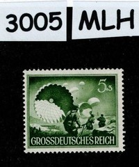 MLH Stamp B259 WWII 1944 Germany Third Reich Military Wehrmacht Airborne #3005