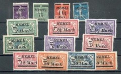 Memel 84/97 Set Or Single Values Luxury MNH Mint (M0373