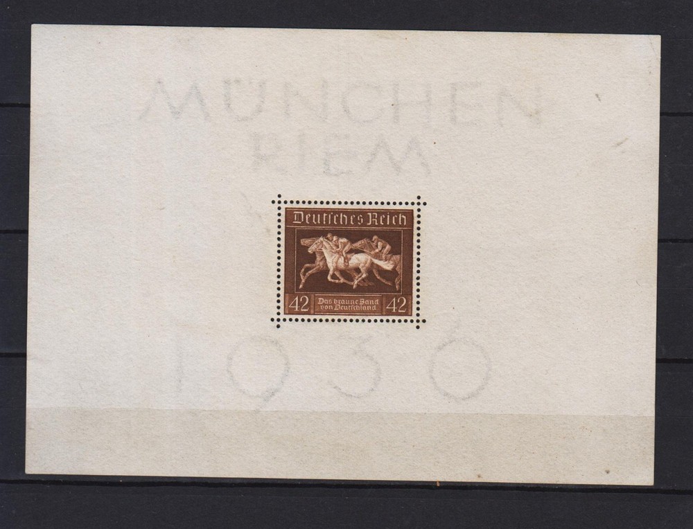 #46 GERMANY NAZI REICH Mi. # BLOCK 4 MINT NEVER HINGED MNH