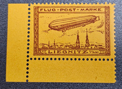 Stamp Germany Reich Flugpostmarke Liegnitz Zeppelin Mi. Nr. 11 [🇩🇪39537-1]