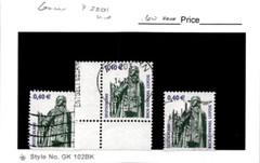 Germany, Postage Stamp, #2201 (3 Ea) Used, 2002 Historic Sites (AB)
