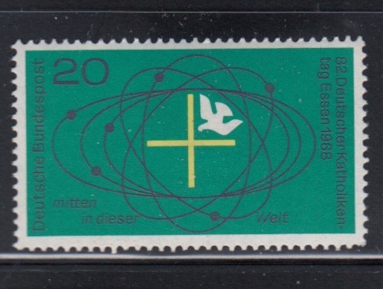 WEST GERMANY 82nd Meeting of German Catholics in Essen MNH stamp
