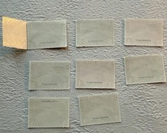 Zeppelin Airmail Stamps Set of 8 Deutsche Luftpost Reprints Immaculate Unused