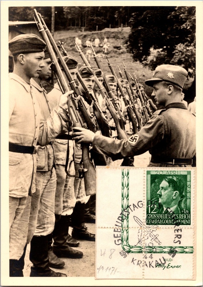 1944 Poland Krakau GG Labor Camp Real Picture Postcard Cover Load and Secure