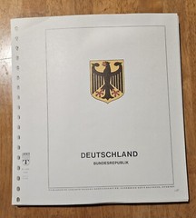 Lindner Pre-printed Sheets Falzlos 120b Frg Germany 1971-1978. Read Description.