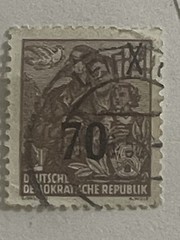 Two Germany DDR stamps Extremely Rare