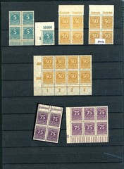 Lot Dt. Reich Michel number 268 – 276 mint + see pictures for special features