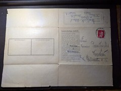 1943 Germany Auschwitz Concentration Camp Cover to Krakau Poland