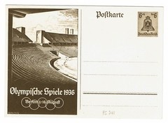 Germany 1936 6 + 4pf Olympics Postal Stationary – Lot 100817