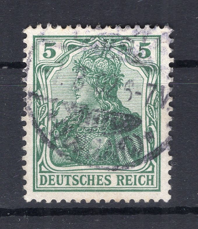 DR-Germany 70a Color Green Stamped BPP 12EUR BPP Signature