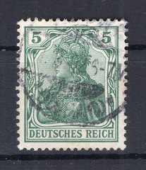DR-Germany 70a Color Green Stamped BPP 12EUR BPP Signature