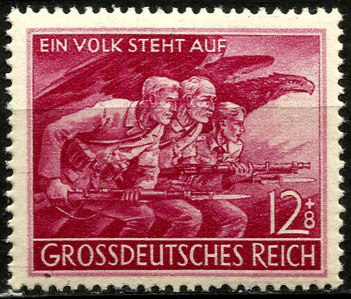 III REICH, VOLKSTURM (PEOPLE´S STORM), MICHEL # 908, YEAR 1945, MNH, LOT 3169