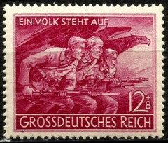 III REICH, VOLKSTURM (PEOPLE´S STORM), MICHEL # 908, YEAR 1945, MNH, LOT 3169