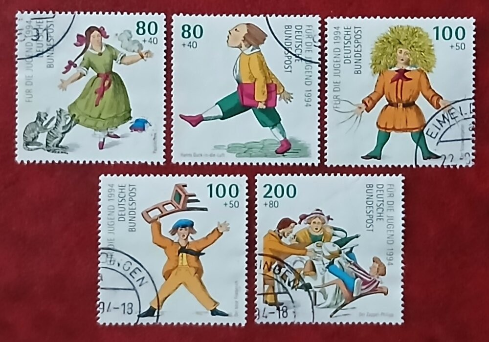 GERMANY Deutsche Bundespost 1994 CTO Youth Hoffman Scott B762-6 XF 1570-1