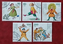 GERMANY Deutsche Bundespost 1994 CTO Youth Hoffman Scott B762-6 XF 1570-1