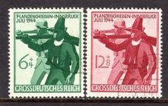 Germany Scott #B 279-79 VF Used 1943 7th National Shooting Matches Innsbruck