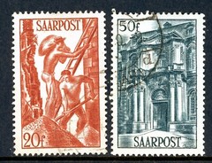Stamps Saar, Scott # 199-200 used
